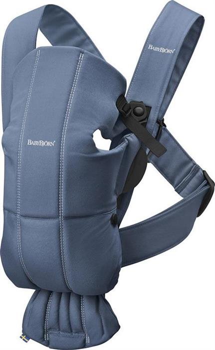 Marsupiu anatomic BabyBjorn Mini Vintage Indigo